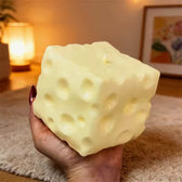 🧀 Cheese Block Squishy Stress Toy | Sensory & Fidget Toy