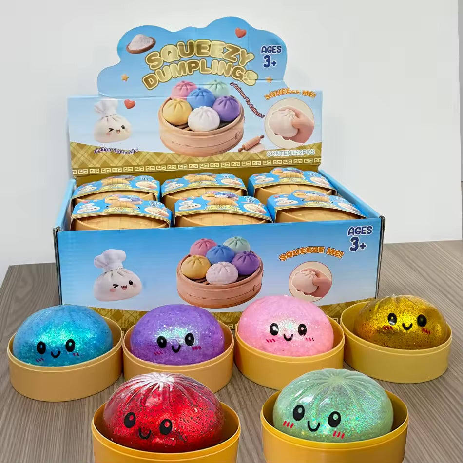 2-Pack Dumpling Squishy Stress Toys